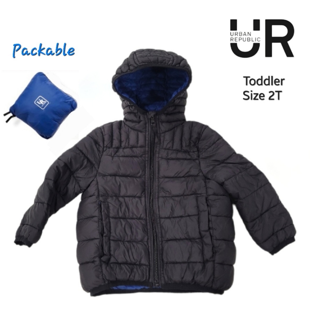 Urban Republic Packable Puffer Jacket Toddler Size 2T